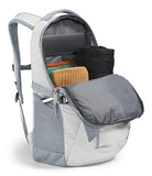 THE NORTH FACE Women's Pivoter Everyday Laptop Backpack, TNF White Metallic Mélange/Mid Grey, One Size