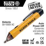 Klein Tools 80113 Tradesmen Backpack Kit with 39-Pocket Tradesman Pro Tool Backpack and Non-Contact Voltage Tester Pen, 2-Piece