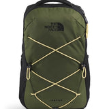 The North Face Jester Everyday Laptop Backpack - Commuter Daypack, Water Repellent, Laptop Sleeve, Woodland Green/TNF Black/Honeyed Sand, One Size