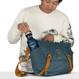 Osprey Daylite 12L Messenger Bag - Durable Crossbody Shoulder Bag with Laptop Sleeve and Bottle Pocket, Mystery White/Multi