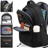 YAMTION School Backpack for Men and Women,College Bookbag Teens Laptop Backpack Schoolbag with USB Port for Students Work Business Office