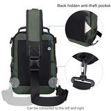 WITZMAN Sling Bag for Men Small Travel Crossbody Bag with USB Charging Port
