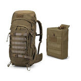 Mardingtop 50L Hiking Backpacking Backpack with Tactical Utility Pouch Folding Bag