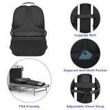 Z-MGKISS Extra Large Backpack for Men, Gaming Laptop Travel Bag Fits 18.4-19" Laptops, Long-Term Durability TSA Flight-Approved Backpack, Anti-Theft Gym College Business Work Mens Daypack, Black