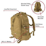 Rothco Black Large Transport Pack