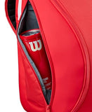 WILSON Super Tour Red Padel Backpack- Red