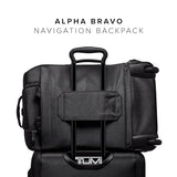 TUMI - Alpha Bravo International 2-Wheeled Duffel Backpack Carry-On - Adjustable Compact Travel Bag - 21.75" X 14.0" X 9.0" - Black
