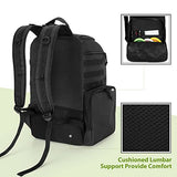 DSLEAF Disc Golf Bag with 24-26 Discs Capacity, Disc Golf Backpack with Two Sidewall Supports and Molle Webbing for Beginner, Hobbyist, Adults and Teenagers
