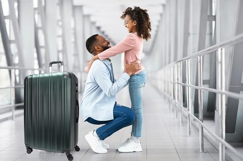 World Traveler Kemyer Quest 29-Inch Hardside Lightweight Expandable Spinner Suitcase Luggage - British Green