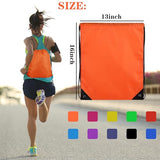 Topspeeder 10 Colors Drawstring Backpack Bags Sack Pack Cinch Tote Sport Storage Polyester Bag for Gym Traveling