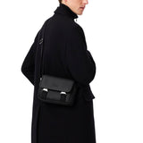 Lacoste Men's Classic Messenger Bag, Black, One Size