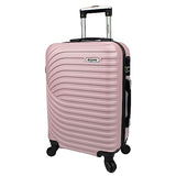 Dejuno Craft Hardside 3-Piece Lightweight Spinner Luggage Set - Blush
