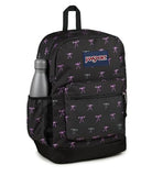 JanSport Cross Town Plus Backpack - Large Main Compartment, Side Water Bottle Pocket, 15-Inch Padded Laptop Sleeve - Bad Bows