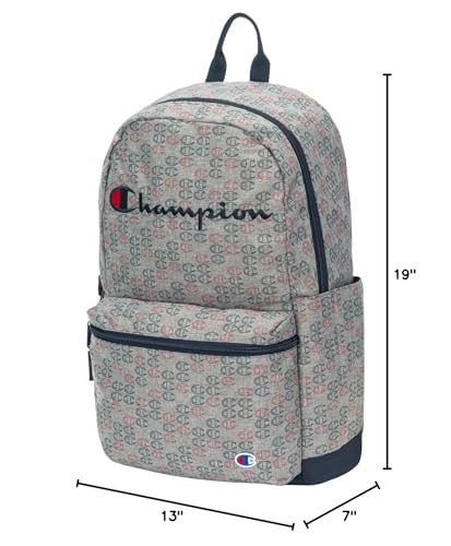 Champion unisex adult Momentum Backpacks, Oxford Heather Grey, One Size US