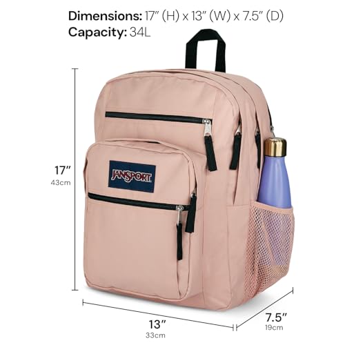 JanSport Laptop Backpack - Computer Bag with 2 Compartments, Ergonomic Shoulder Straps, 15” Laptop Sleeve, Haul Handle - Blue Dusk