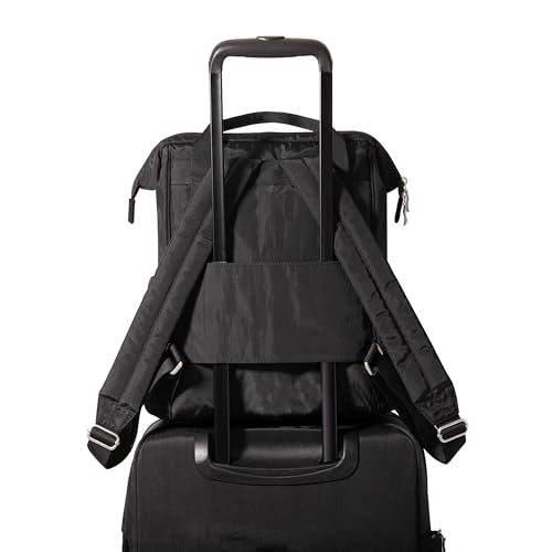 Baggallini City Scape Backpack - 15"x11" Lightweight Work Travel Bag w/Luggage Sleeve & RFID