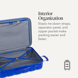 SwissGear 7366 Signature Hardside Expandable Luggage with Spinner Wheels, TSA Lock, Cobalt, Checked-Large 27-Inch