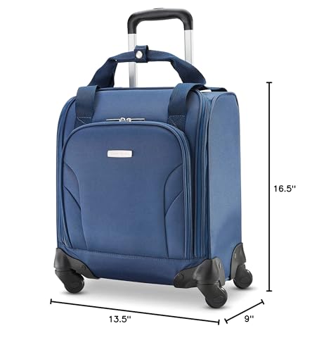 Samsonite Underseat Carry-On Spinner With USB Port, Ocean, One Size