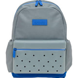 Crocs Nylon Backpack, Personalize with Jibbitz Charms, Grey/Multi, One Size