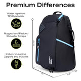 DEFIANT MIND Large Premium Basketball Bag, Backpack, For Elite Youth, Boys, Girls, For Shoes or Cleats, Water Bottles, School, also great for Volleyball, Soccer