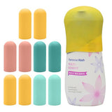 TRANOMOS 10 Pack Silicone Bottle Covers Travel Essentials for Women Men, Beach Vacation Essentials, Travel Size Toiletries Accessories, Cruise Ship Essentials 2025, Must Haves, Leak Proofing