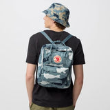 Fjällräven Kanken Graphics Backpack - Water-Resistant Exterior, Graphic Design - School, Travel, Nimbus Blue-Hidden Animals, One Size