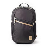 Topo Designs Commuter Backpack, Rugged and Durable Recycled Nylon Fabrics, 25L Capacity, Moulded Back Panel, External Access Laptop Sleeve (Black/Neutral)