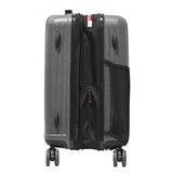 Olympia U.S.A. Sidewinder 25-Inch Luggage Expandable Lightweight Hardside Scratch Resistant Double 4 Wheel Spinner Suitcase with TSA Lock