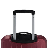 Elite Luggage Expandable Hardside Spinner Luggage, Burgundy, 21" Carry-on