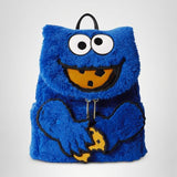 Loungefly Sesame Street Cookie Monster Plush Mini Backpack