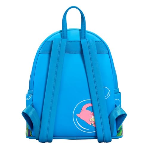 Loungefly Pokemon Water Type Bubbles Mini Leather Backpack, Multicolor, Multicolor, Mini, Casual