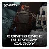 Vertx Urban Ghost Tactical Backpack (20L) – Durable Ripstop CCW Carry Pack with Rapid Access Tab, Lockable Zippers, It's Black - One Size