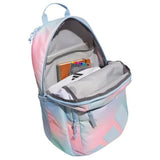adidas Midway Backpack, Pastel Tie-Dye, Tech-Friendly 15-inch Laptop Storage, Multiple Zippered Compartments, Padded Straps, Water Bottle Pockets