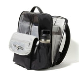 Baggallini Tribeca Expandable Laptop Backpack - 15"x11" Lightweight RFID Computer Bag for Work & Travel with Luggage Sleeve