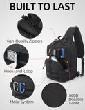 J.SH Tactical Sling Bag for Men, Military Shoulder Sling Backpack(Bag Only)