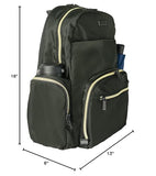Kenneth Cole REACTION Sophie Backpack, Olive, 15" Laptop