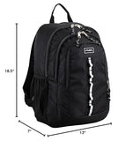 FUEL Travel Laptop Backpack Sport Shock Multi Large Compartments for College Bookbag, Hiking, Work, 18.5 x 13 x 7 Inches, Inch Black