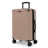World Traveler Dejuno Abrams 28-Inch Lightweight Hardside Spinner Luggage - Pink