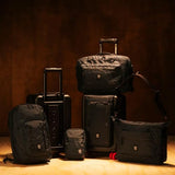 Topo Designs Global Pro 3-Way Briefcase, Waterproof X-Rip Fabric, Metal Hardware, Removable Shoulder Strap, Stowable Backpack Straps, Rugged + Minimalist PFC-Free (Black)