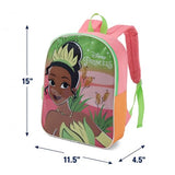 Disney Princess Tiana Backpack - Kids Backpack for Girls