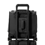 Briggs & Riley Cabin Spinner - Carry On Luggage for Travel, Suitcases with Wheels, Softside Rolling Bag for Men & Women, Fits Under Plane Seat, Interlocking Handle - Baseline Collection, Black