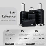 5 Piece Luggage Sets with Spinner Wheels, ABS Hard Shell Suitcase, TSA Lock