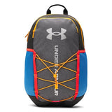 Under Armour Unisex Hustle Sport 6.0 Backpack, Black/Black/Metallic Silver