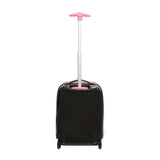 Bioworld Hello Kitty 16 Inch Telescopic Youth Carry-on Luggage Suitcase for Toddler