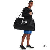 Under Armour Unisex-Adult Undeniable 5.0 Duffle, Black (001)/Metallic Silver, X-Large