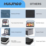 Hulongo 48Cans Cooler Backpack, Waterproof Insulated Backpack Cooler for Men & Women, Leakproof, Blue