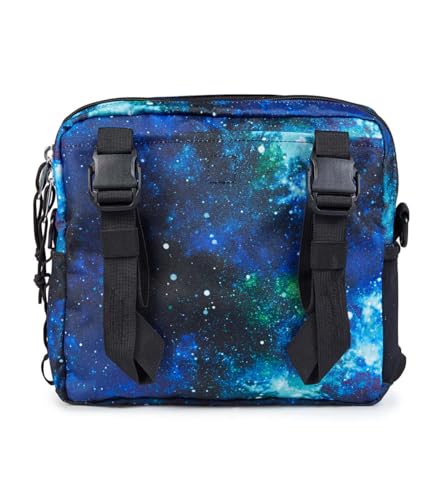 JanSport Central Adaptive Accessory Bag – Wheelchair & Walker Compatible, Versatile Carry Options, Tuck-Away Adjustable Loops, SaniStash Pocket for Easy Access, Cyberspace Galaxy