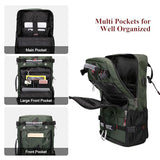 WITZMAN Travel Backpack for Men Duffle Luggage Bag with USB Charging Port