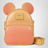 Loungefly Mickey Mouse Glitter Sequin Convertible Mini Backpack & Crossbody Bag