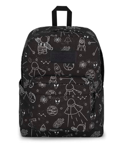 JanSport SuperBreak Plus Backpack with Padded 15-inch Laptop Sleeve and Integrated Bottle Pocket - Spacious and Durable Daypack for Work and Travel - Cosmic City